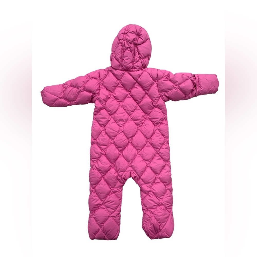 Lands’ End Size 18 Months Pink Goose Down Fill Snowsuit Bunting - Picture 2 of 7